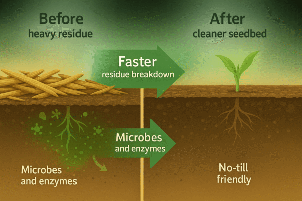 Southern Ohio no-till residue management